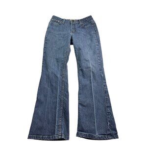 Riders By Lee Womens Bootcut Jeans Size 6P Blue Denim